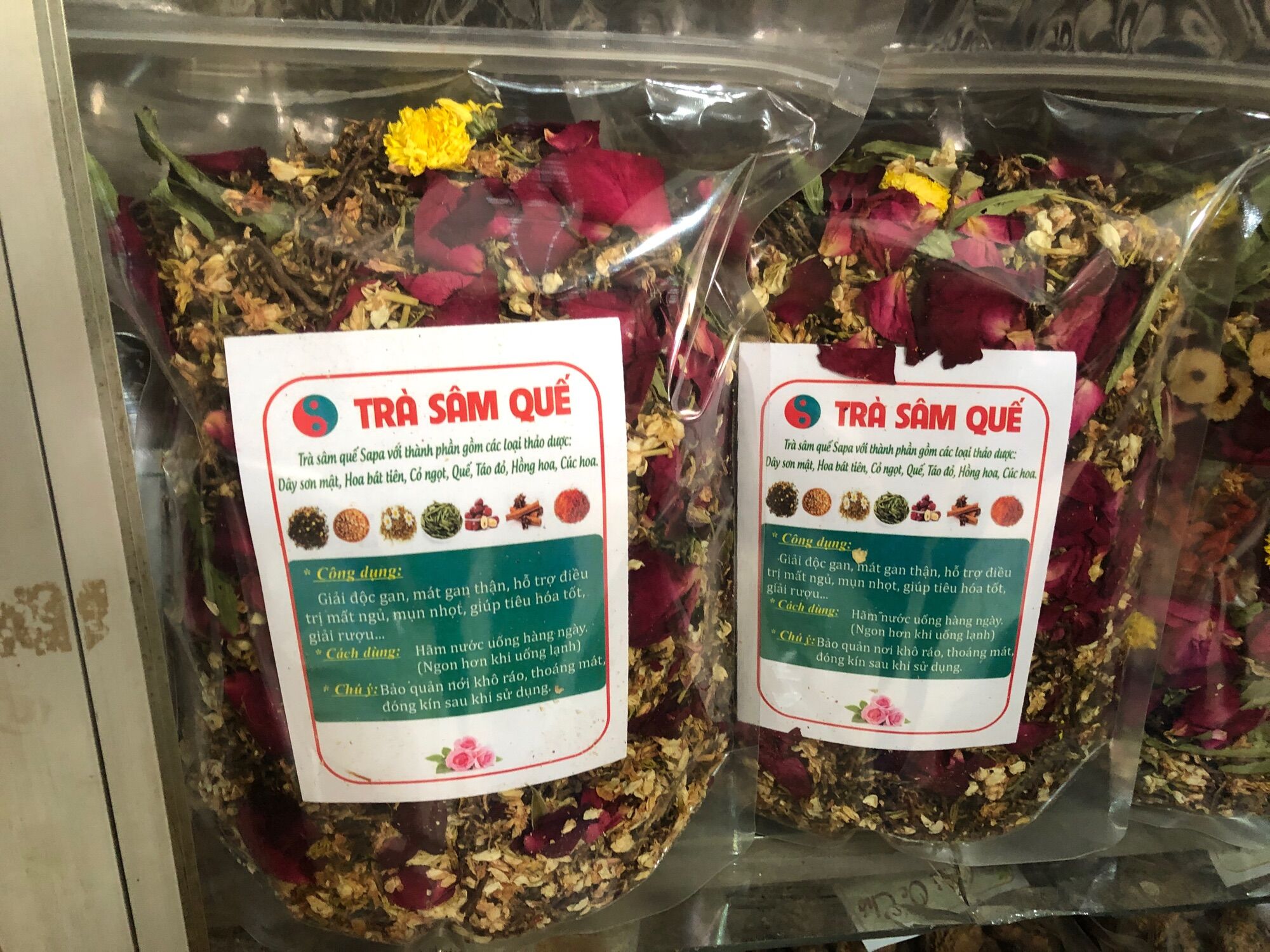 Trà sâm quế