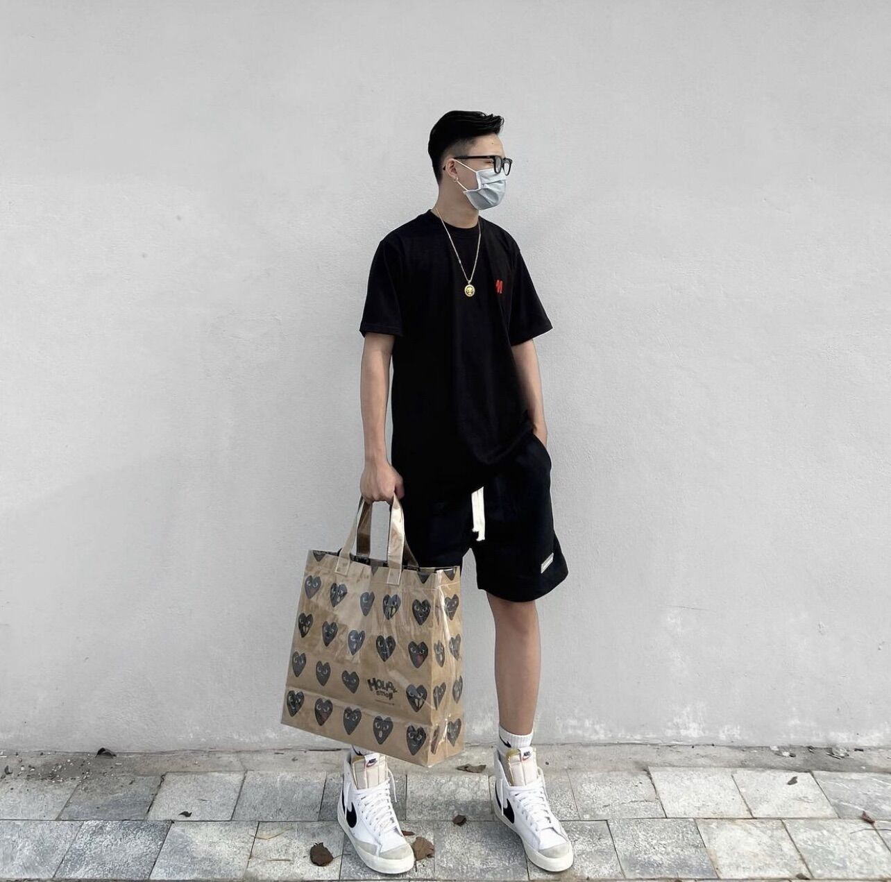 ALPHABET TSHIRT BLACK (MARCHLAND STUDIO)