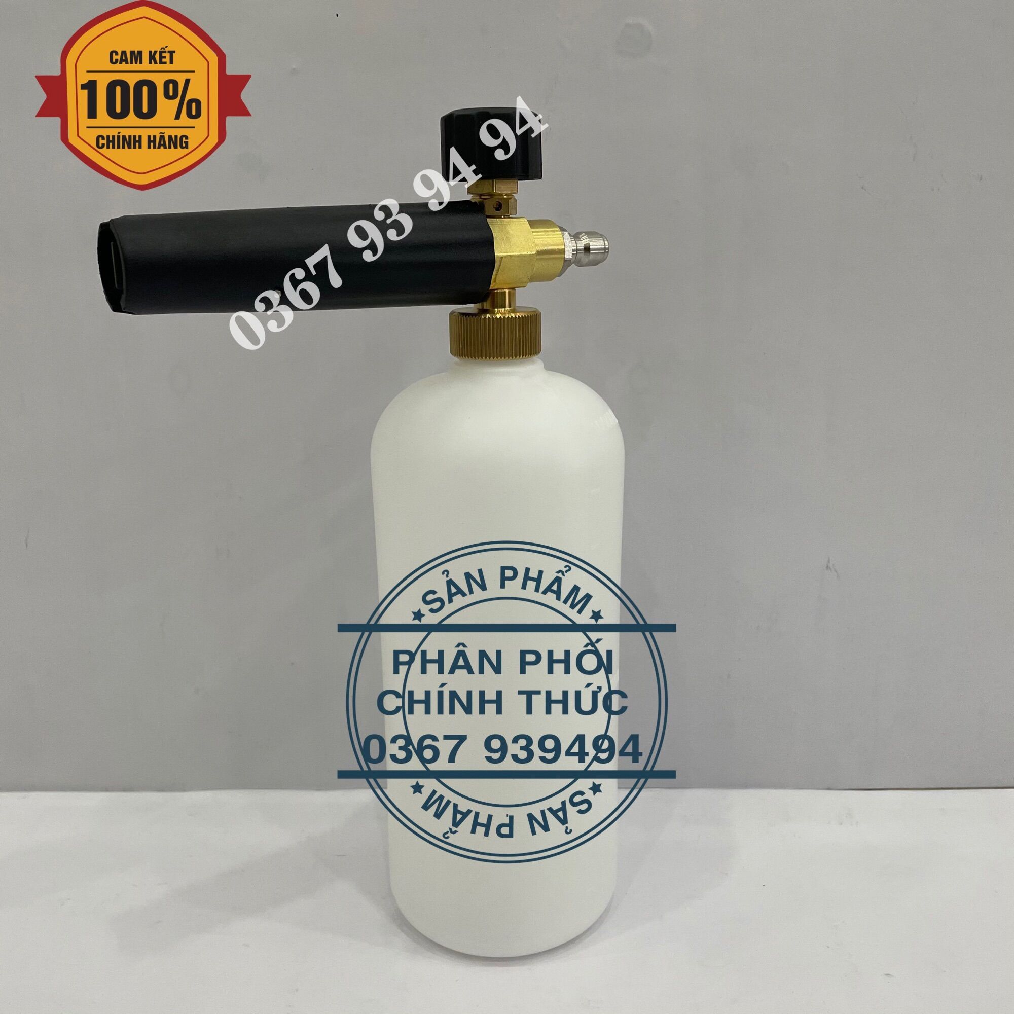 Bình Phun Tạo Bọt Tuyết 1L - Gắn Máy Rửa Xe