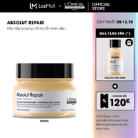Dầu hấp bơ phục hồi hư tổn toàn diện chuyên nghiệp LOréal Professionnel Absolut Repair 500ml