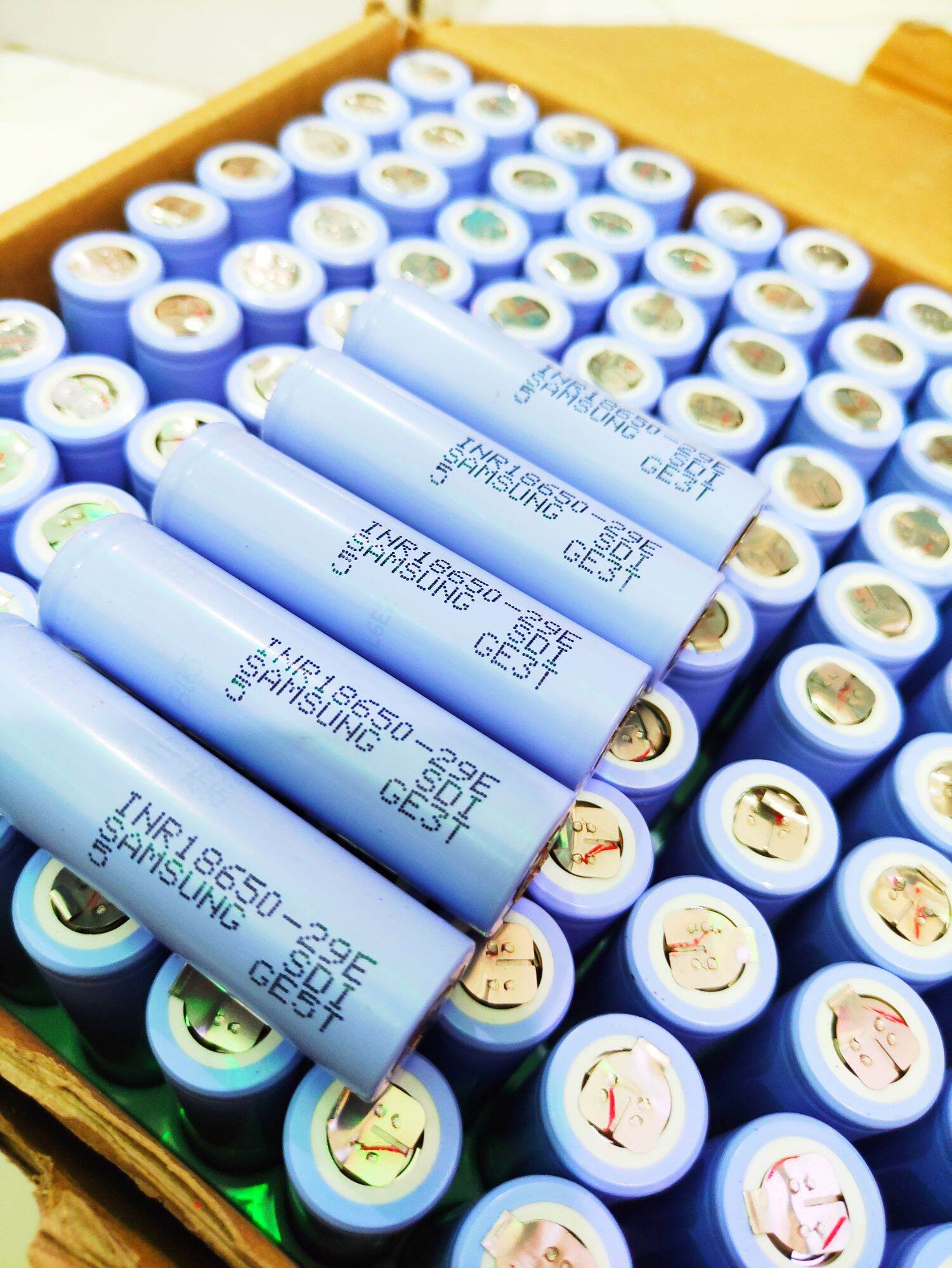 Combo 5 cell samsung 29E đúng lượng 2900mah tháo khối