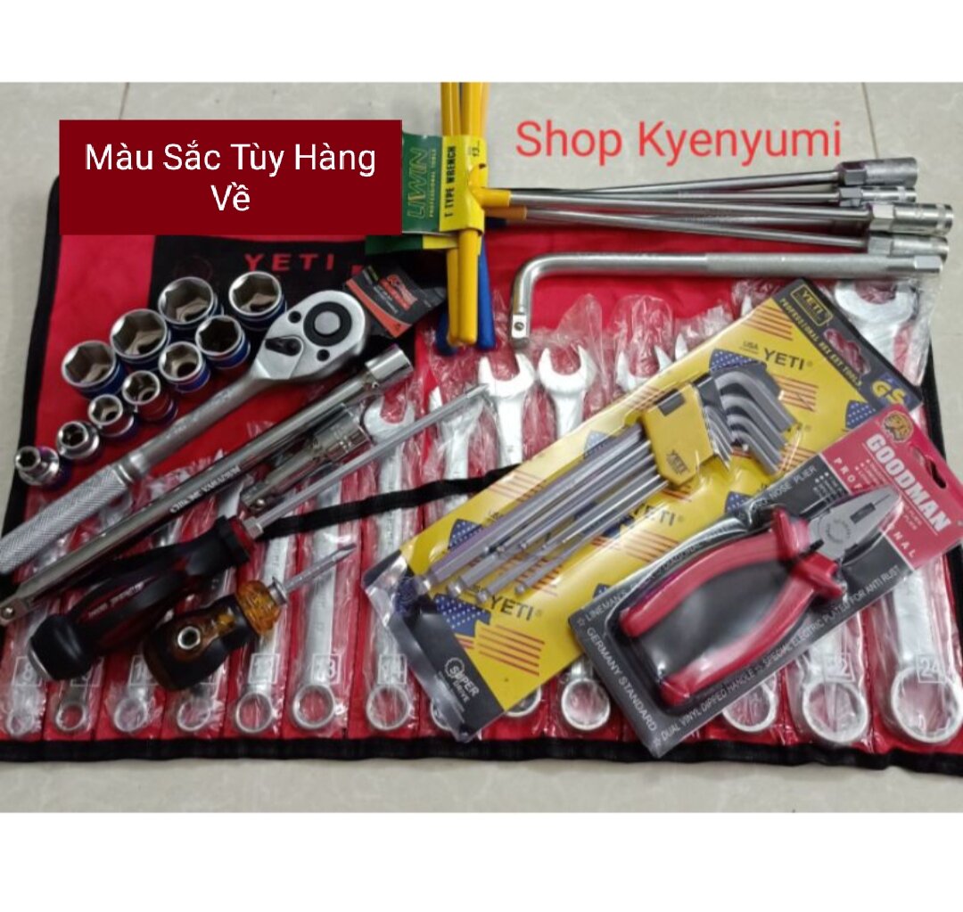 Combo bộ đồ nghề sửa ô tô xe máy 11 chi tiết hàng cao cấp màu ngẫu nhiên