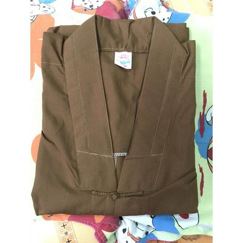 BỘ LA HÁN PHẬT TỬ VẢI KATE NÚT NHỰA & NÚT TÀU - BỘ ĐI CHÙA PHẬT TỬ NAM