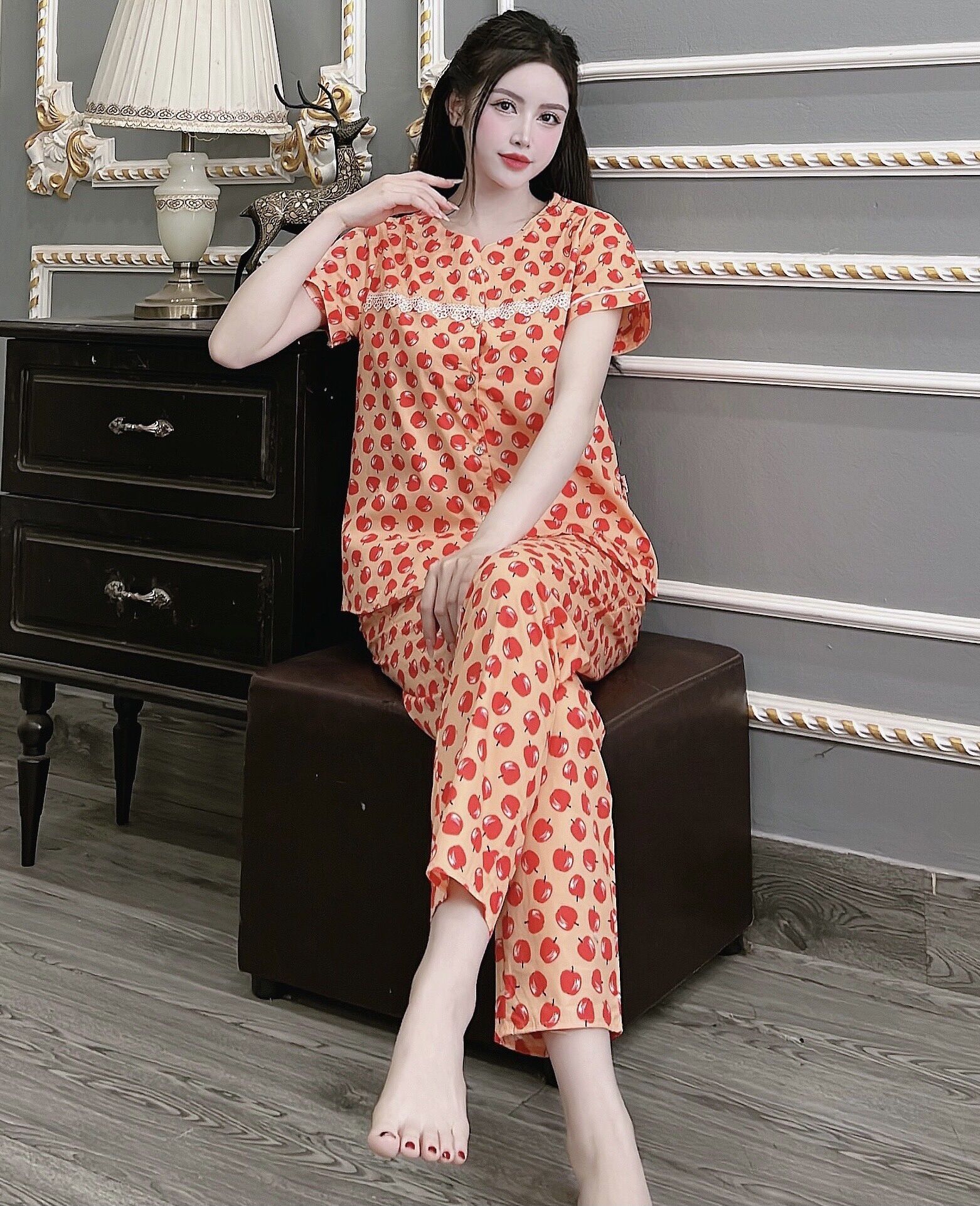 Đồ bộ mặc nhà chất kate