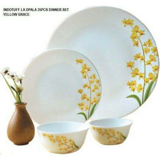 Đĩa thủy tinh 270 Diva Ivory Y.G (La Opala)