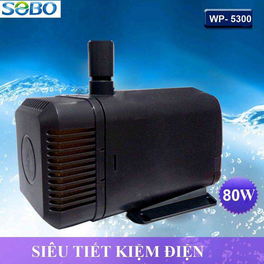 MÁY BƠM HỒ CÁ , MÁY BƠM CHÌM SOBO 5300 ( 80w )