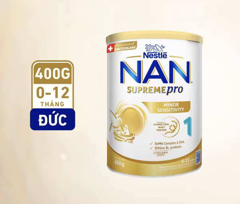 Sữa Bột Nestle Nan Supreme PRO 1 - Hộp 400g
