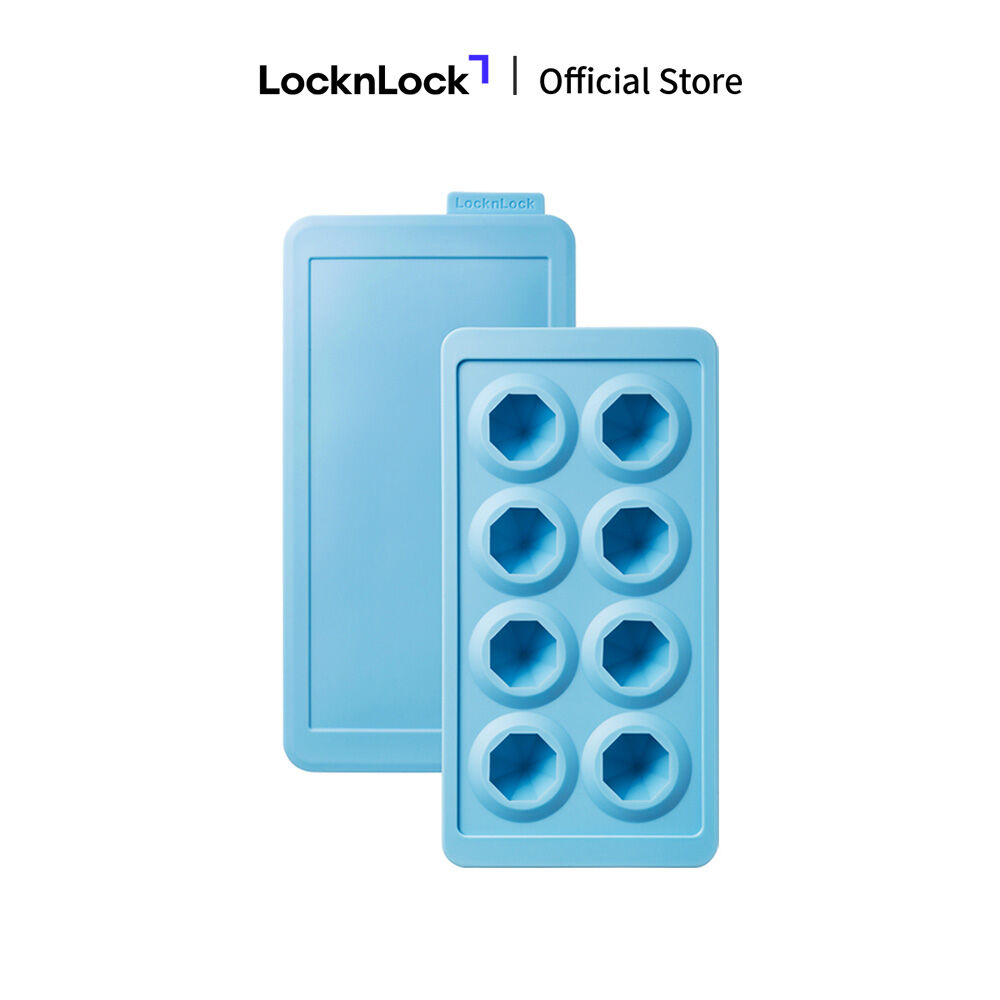 Khay làm đá LocknLock silicone ice tray