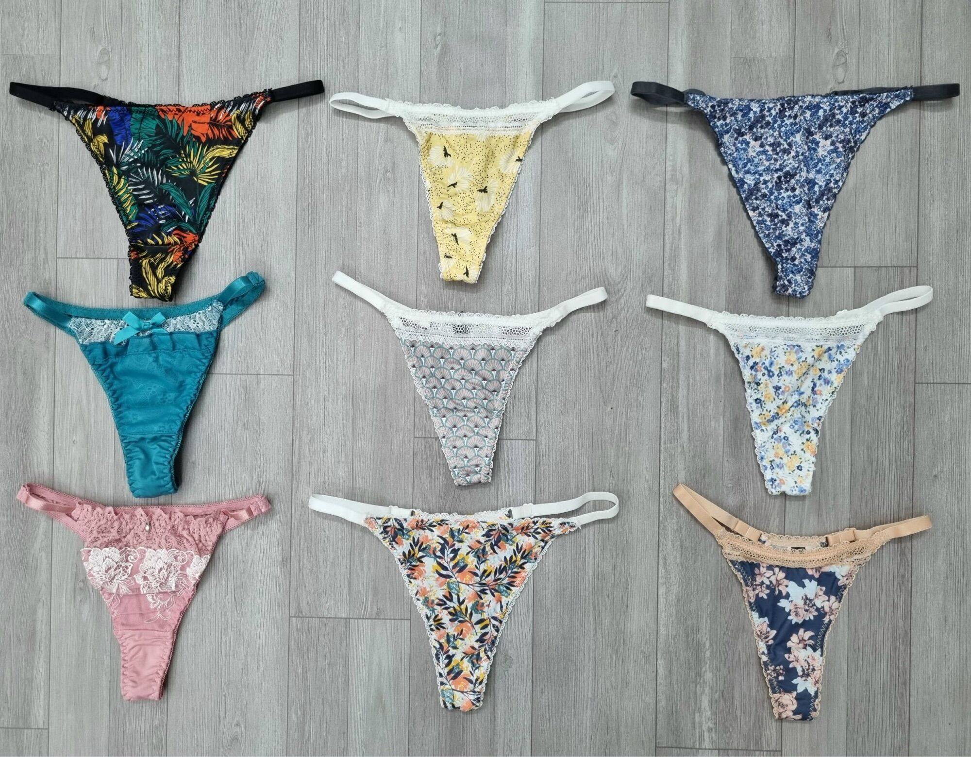 (CÓ BIGSIZE) Set 5 Lọt khe dây mảnh nhuyễn, G-string, T-string