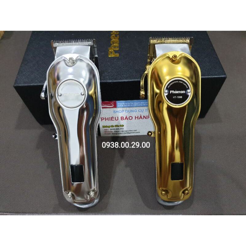 Tông Đơ Cắt Tóc Phaeton 1998 Cao Cấp Cho Thợ, Tông Đơ Lưỡi Cắt Siêu Bén Chuyên Fade Màn Hình LCD.(Ảnh thật). 