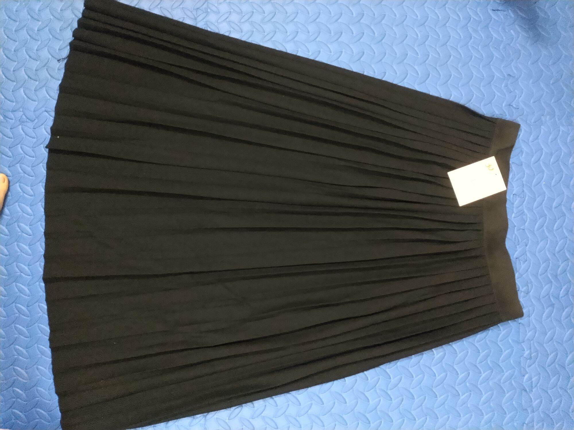 Chân váy xếp ly dáng dài(60~80kg)#Big size