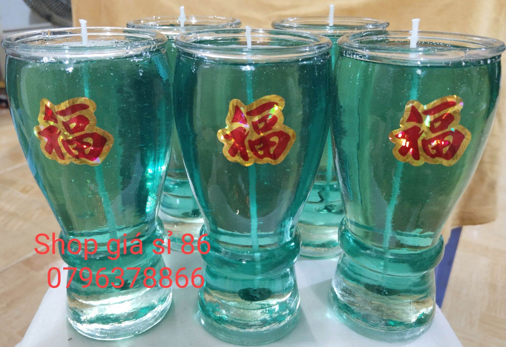 Hộp 6 ly đèn cầy thể tích 250ml