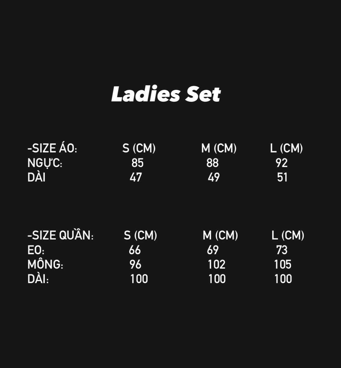 Ladies - Set Ghile và Quần Ống Rộng ( ảnh chính chủ )