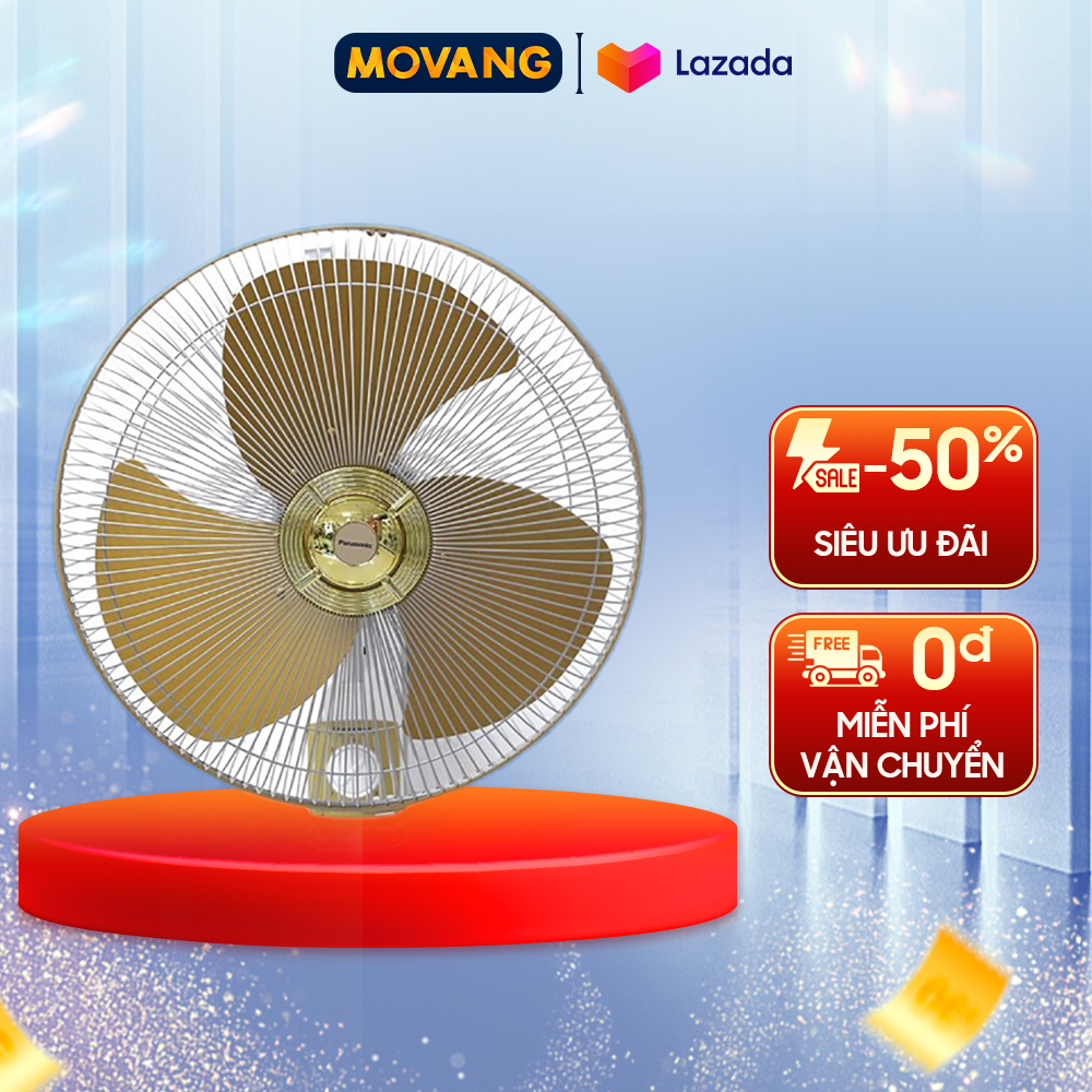 - quạt trần panasonic f-409qgo - công suất 54.5 w 3 mức gió 3 cánh quạt