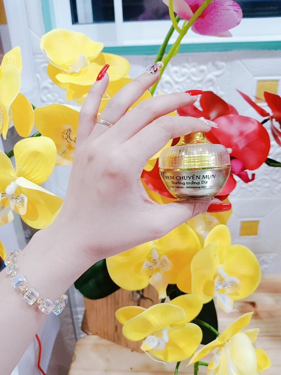 kem mụn huỳnh đỗ