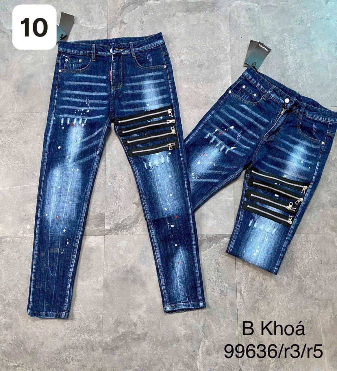 Quần Bò Côn Đơn Giản Hàng Super