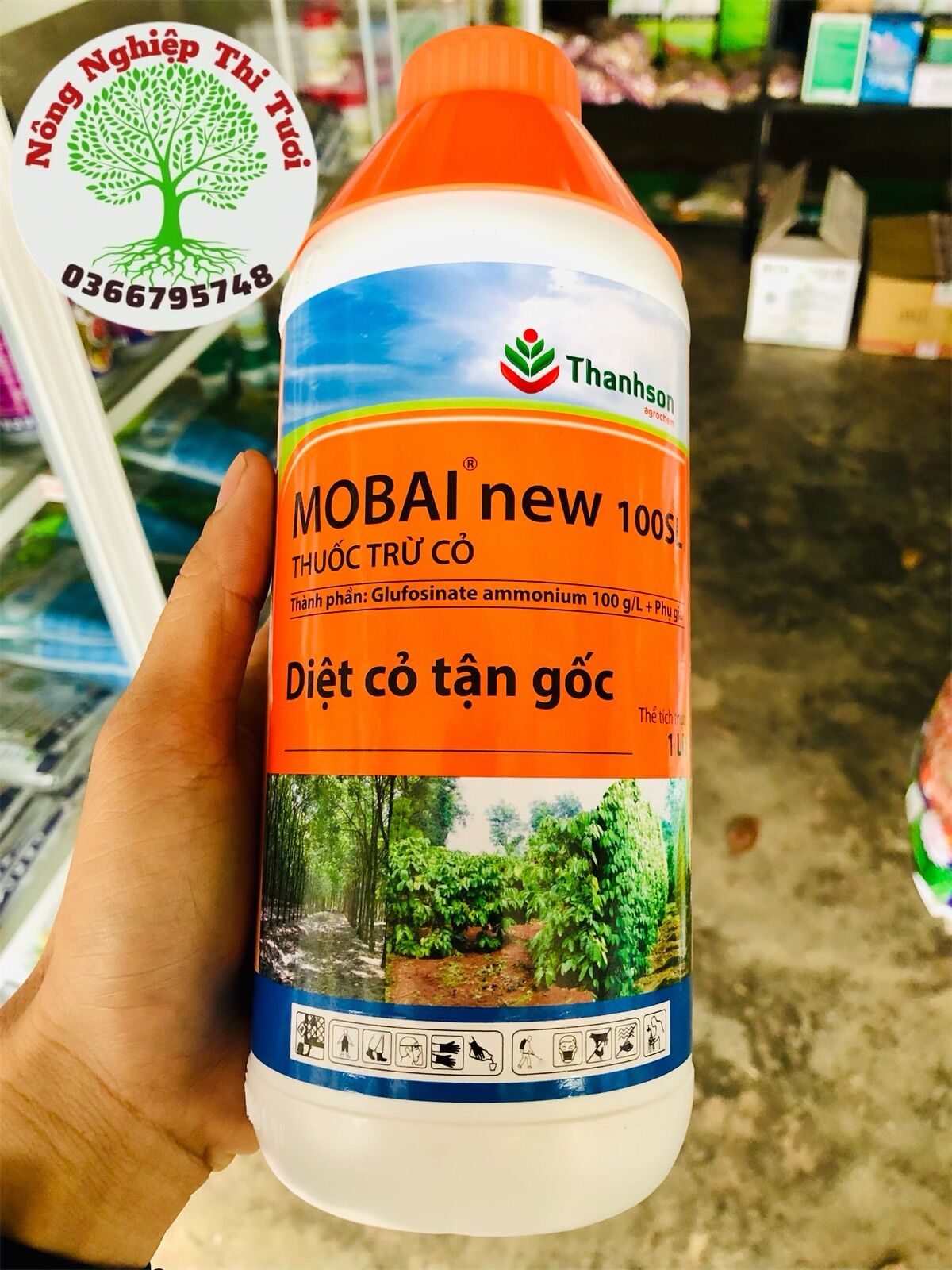 Thuốc trừ cỏ Mobai new 100 sl - diệt cỏ tận gốc sau 1 lần phun