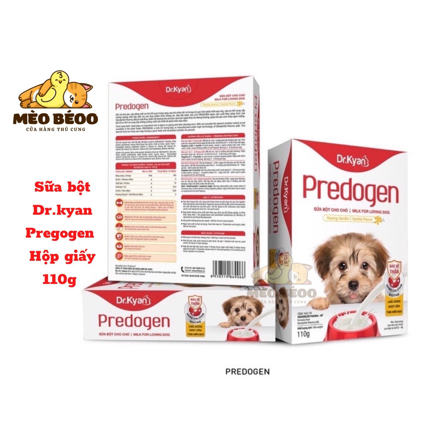 Sữa bột cho chó Dr.Kyan PREDOGEN