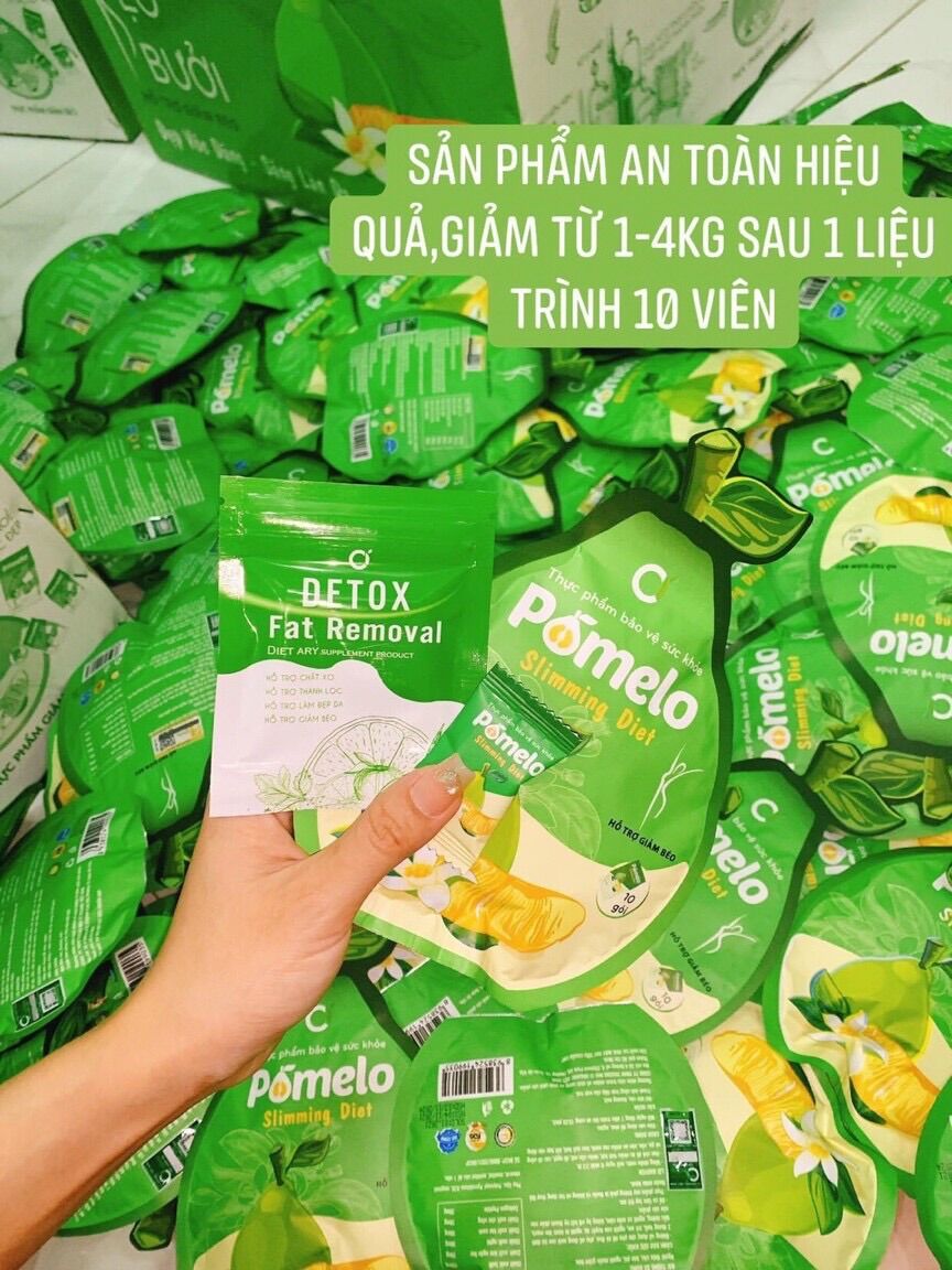 Kẹo bưởi giảm Cân( 1Túi 10 viên )Đẹp Dáng Sáng Da CI ORGANIC