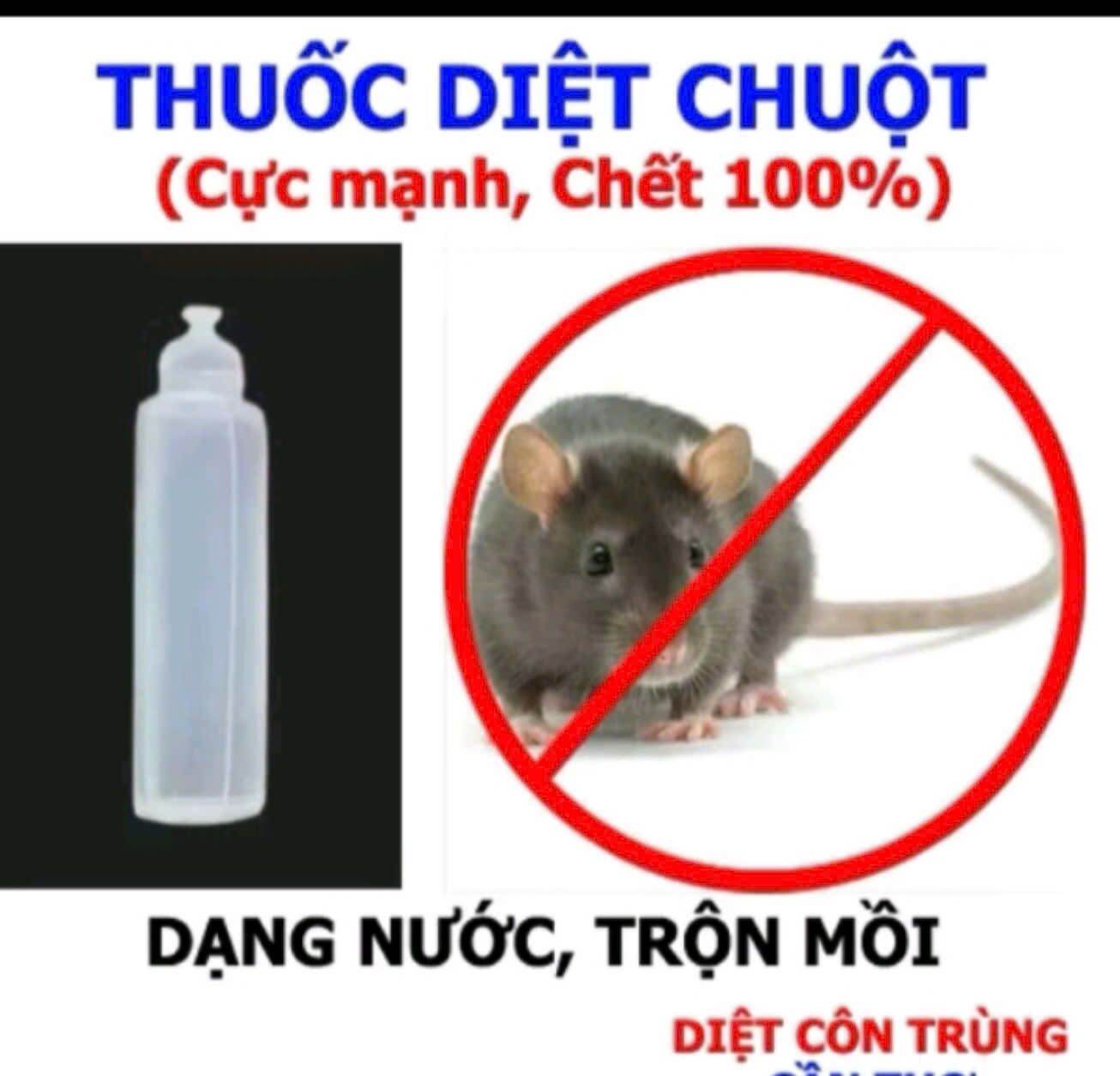 Ống To.Thuốc Diệt Chuột Ống Nước Trộn Mồi TQ Loại Mạnh