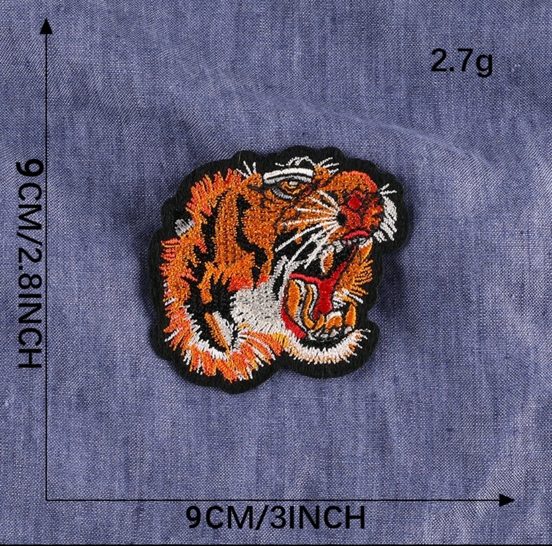 Sticker Thêu Ủi Hình Con Sói Cao Cấp MS445872