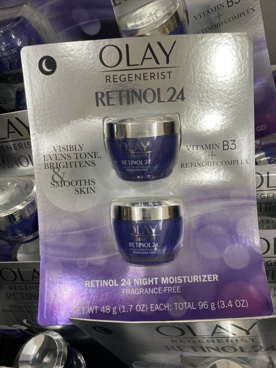 [Hcm][Hàng Mỹ] Kem Trắng Sáng Và Dưỡng Cấp Ẩm Da Olay Regenerist Retinol 24 Night Moisturizer