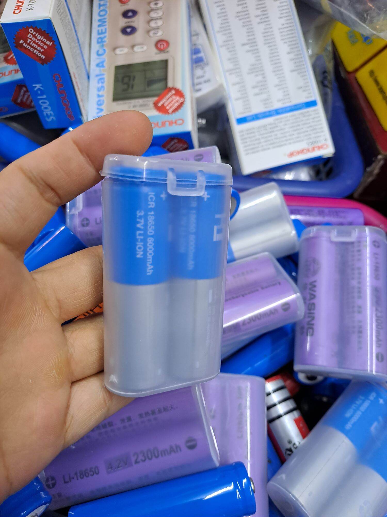 1 viên pin sạc 18650 6000mAh 3.7v