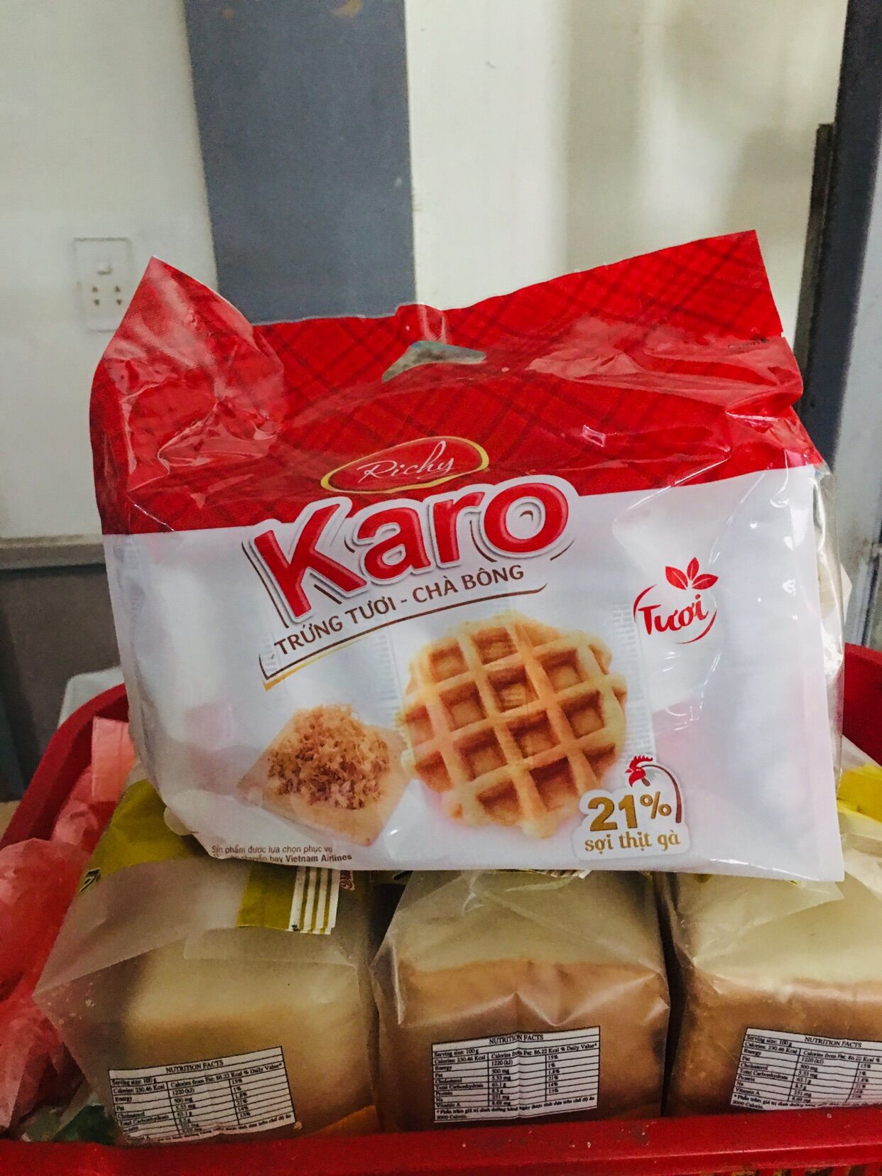 Bánh Karo sợi gà 156g
