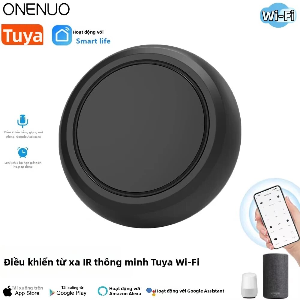 Điều Khiển Từ Xa Thông Minh Tuya WiFi, Điều Khiển Hồng Ngoại Đa Năng Cho Nhà Thông Minh, Điều Khiển Điều Hòa, TV, DVD, CD, Âm Thanh, Vệ Tinh
