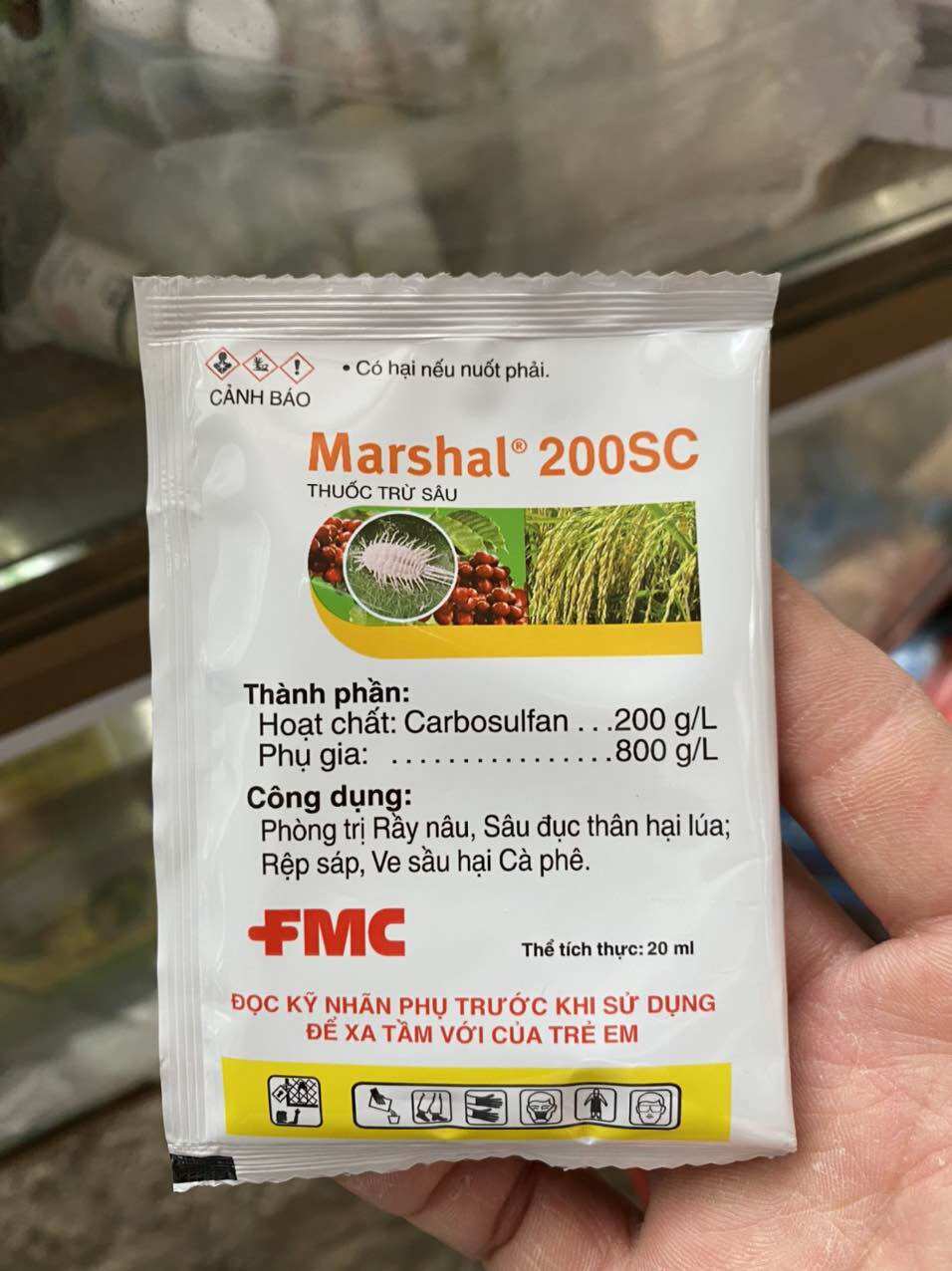 Combo 10 gói Marshal 200SC chuyên trừ sâu rầy rệp