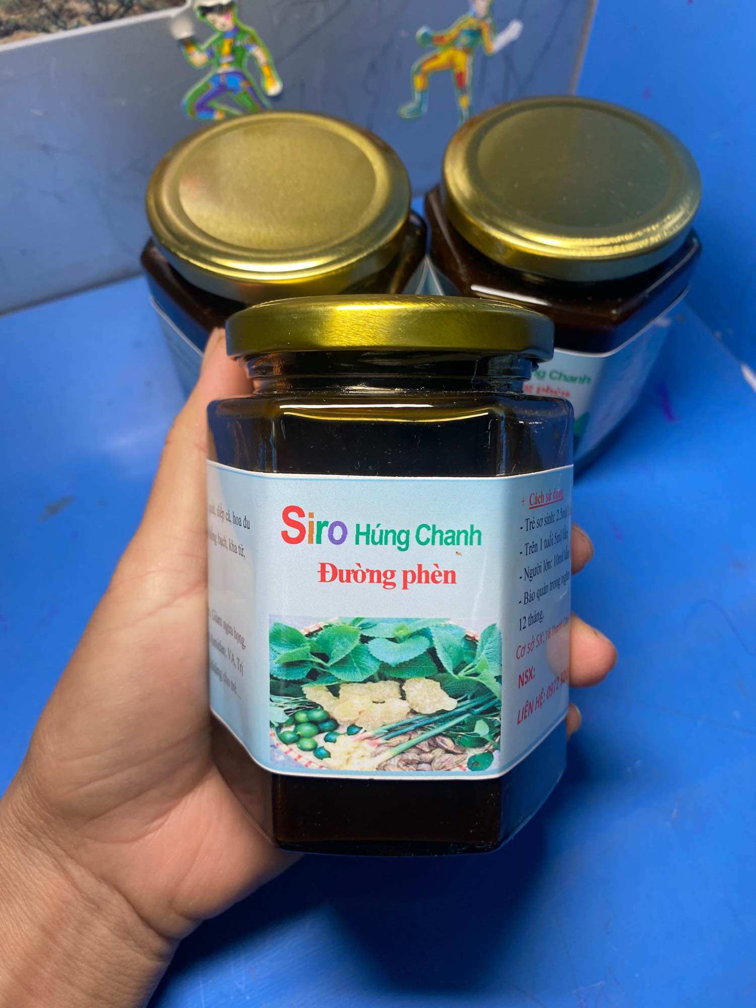Siro Húng chanh nhà làm