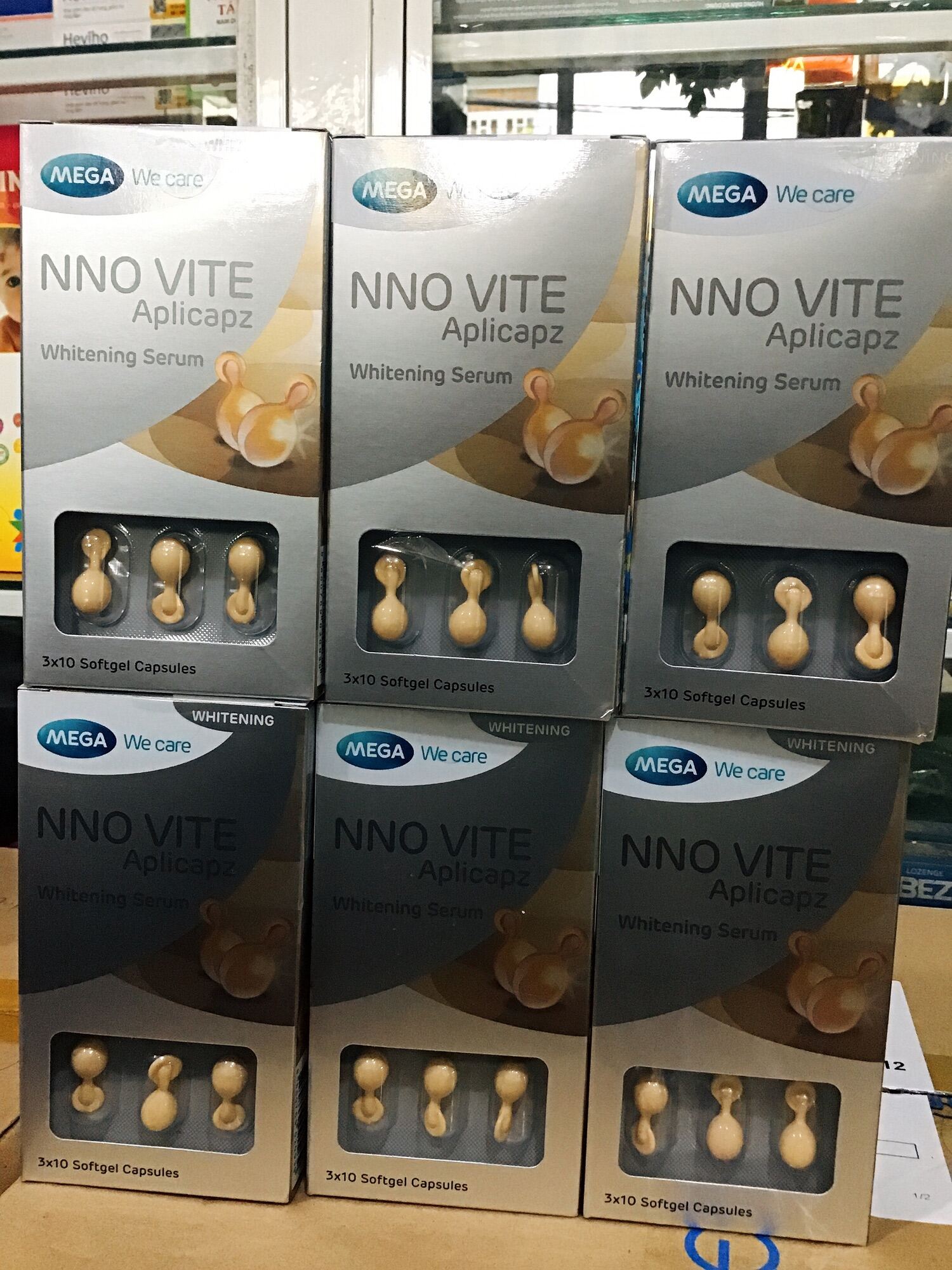 NNO VITE VIÊN SERUM DƯỠNG TRẮNG DA VITAMIN E