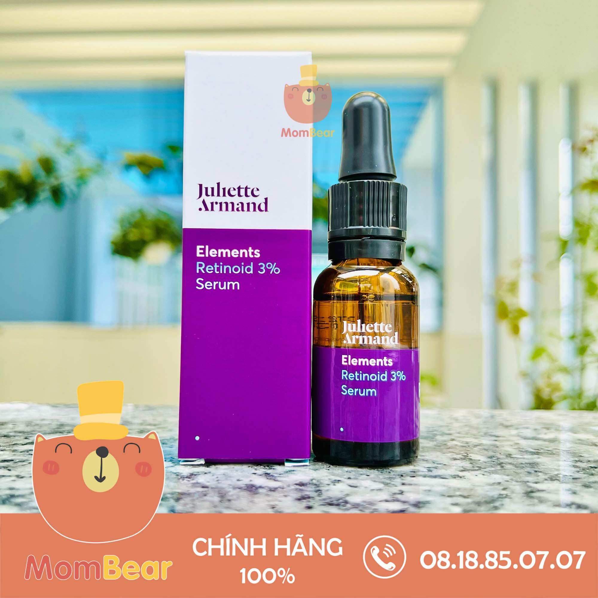 Tinh chất retinol 3% trẻ hoá xoá nhăn - Retinol 3% serum juliette armand 20ml