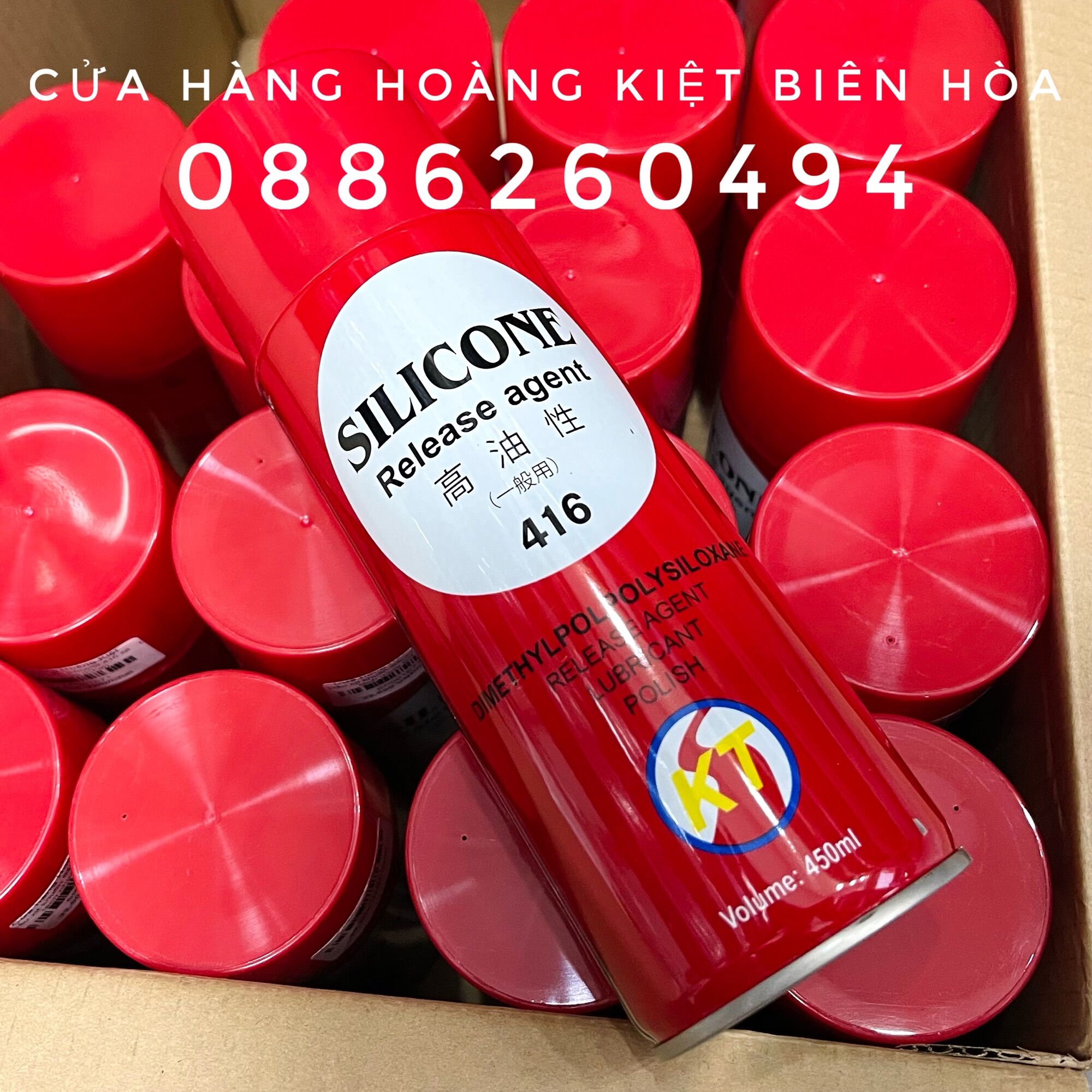 DẦU XỊT TÁCH KHUÔN SILICONE 416 CHAI 450ML