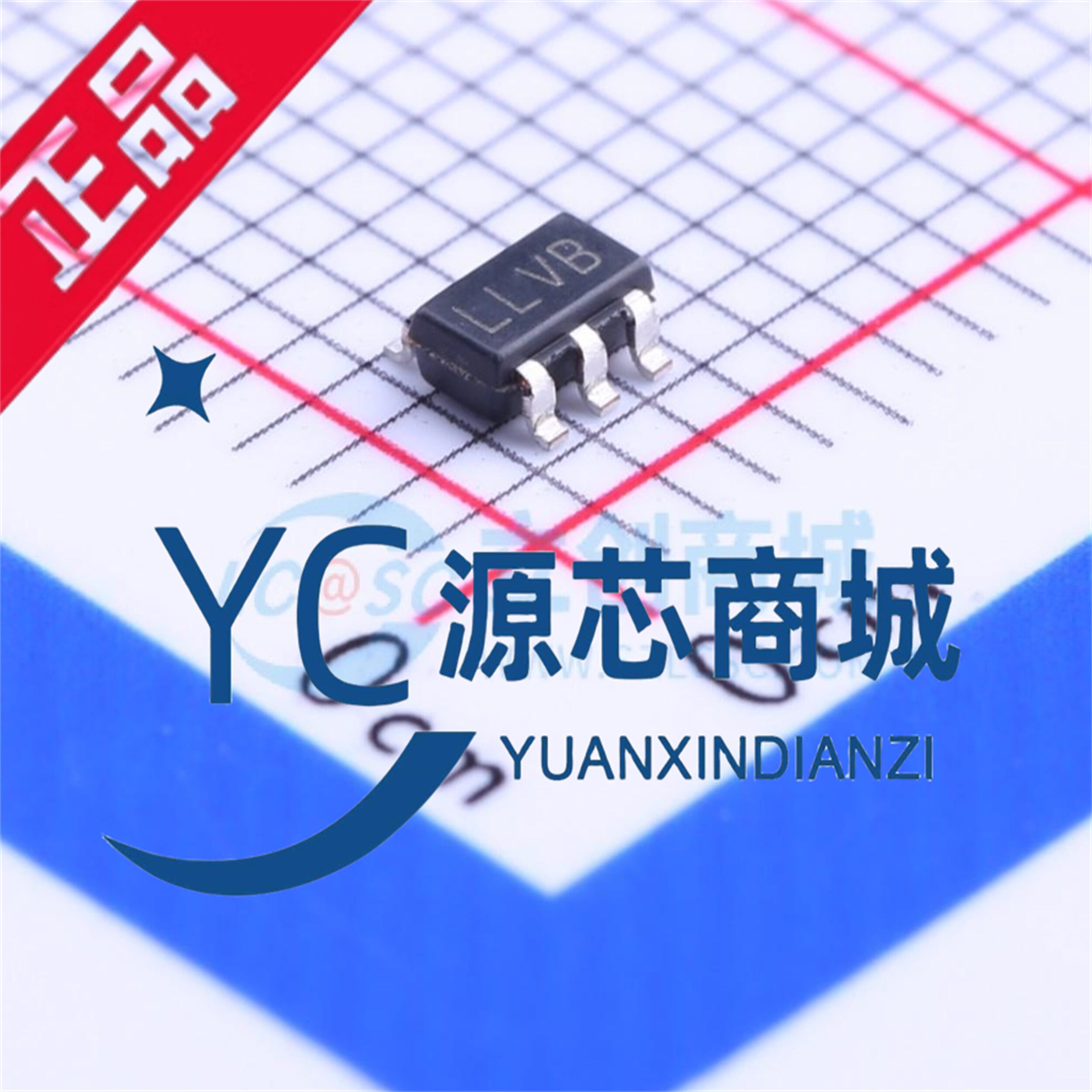 Original LLVB LP5907MFX-3.3/NOPB SOT-23-5 Low Drop Chip Steady State Chip Ti Brand Electronic Compon