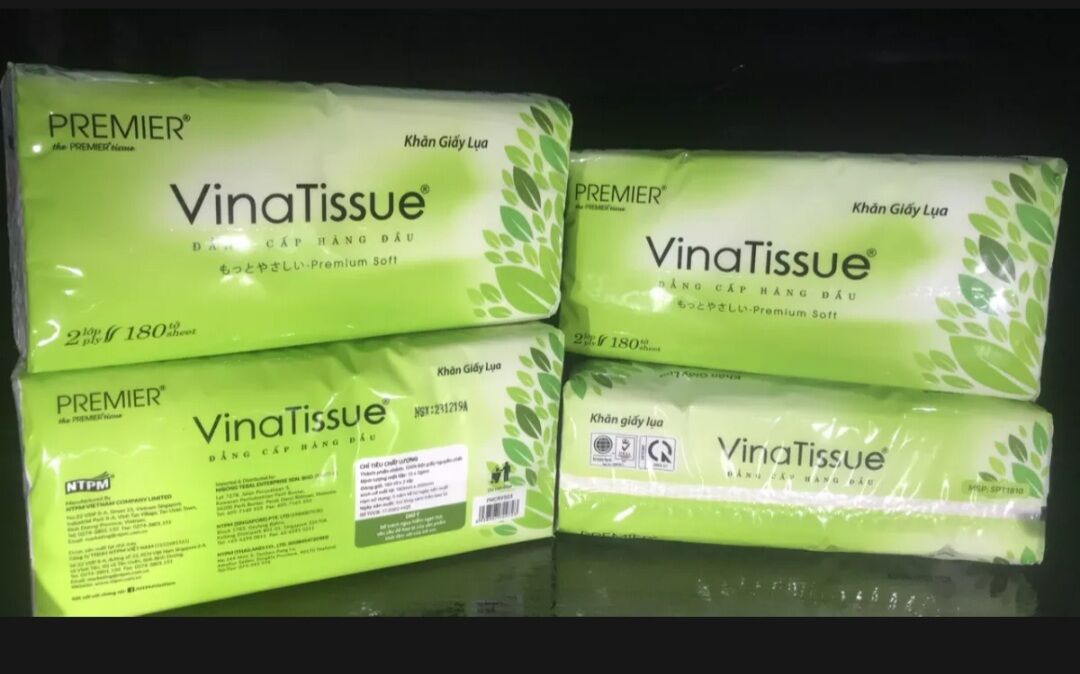 Khăn giấy lụa VINATISSUE 180 tờ