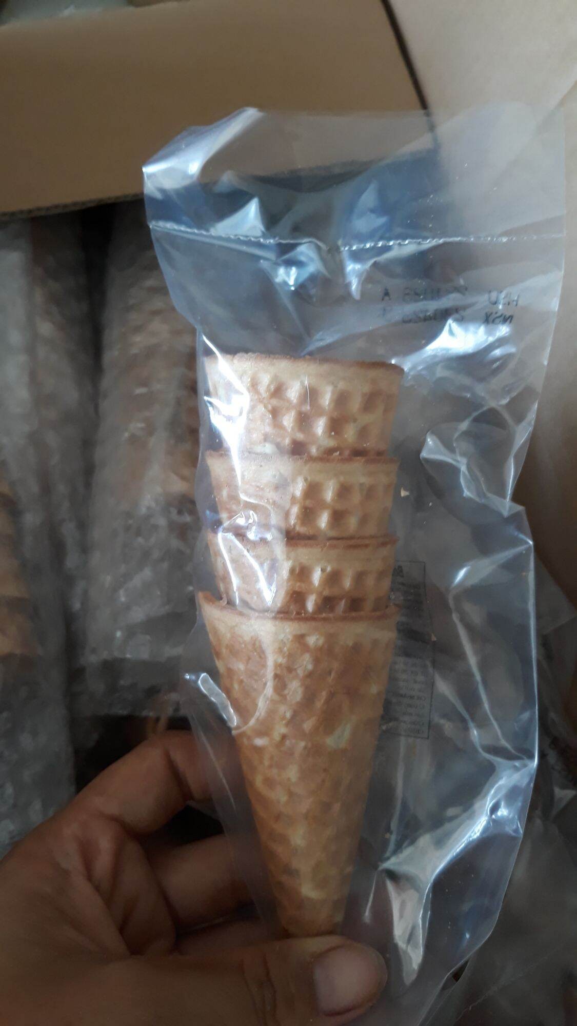 12 cái bánh ốc quế vinamilk ăn kem