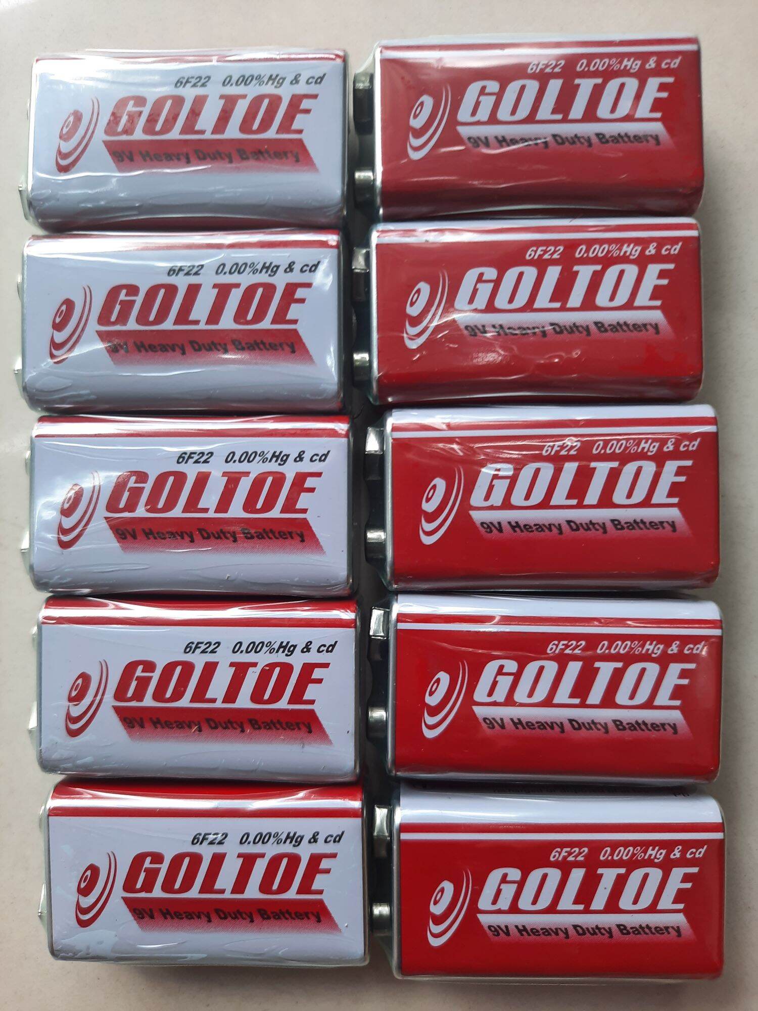Pin vuông 9v Goltoe