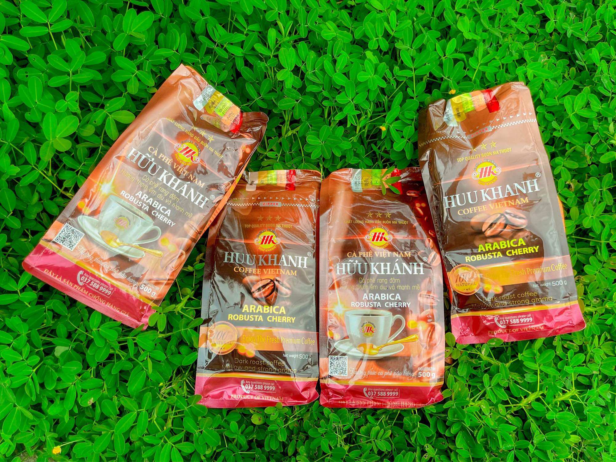 Cà phê HỮU KHÁNH - HK 3SAO (bịch 500gr)