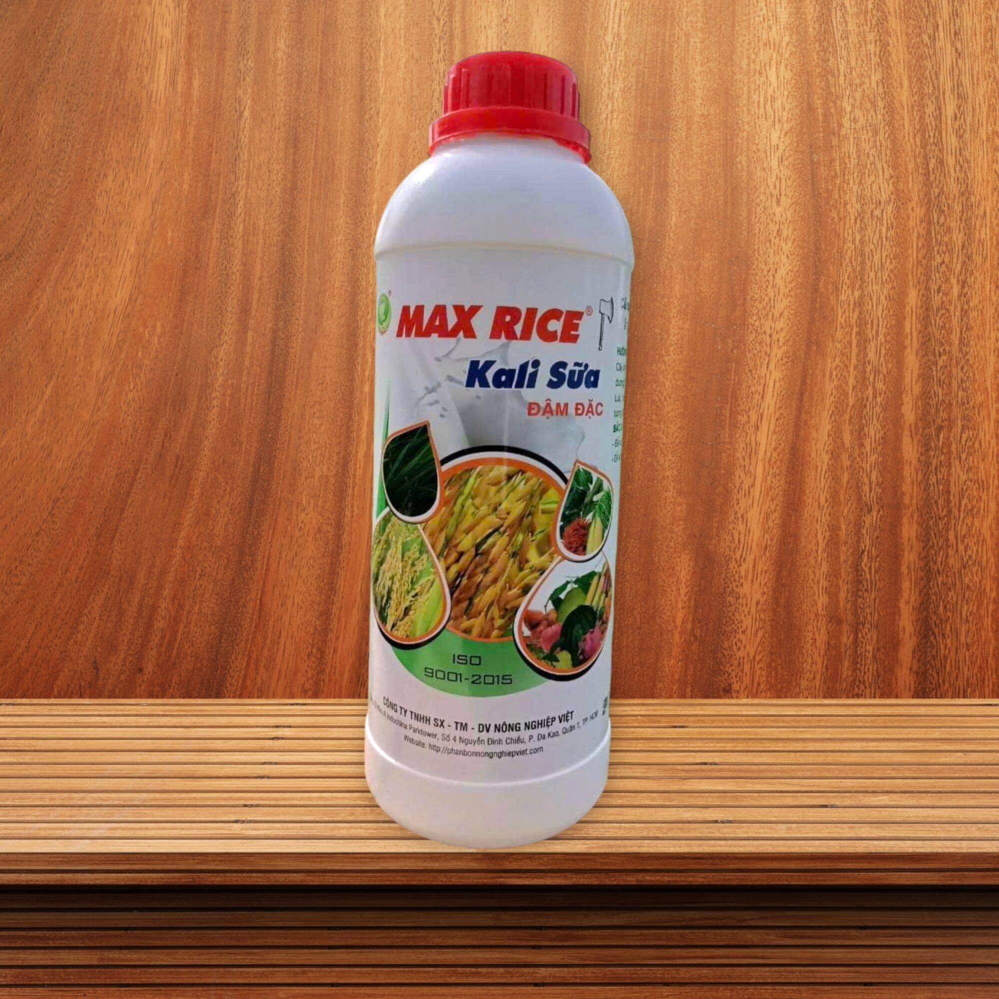 Phân bón MAX RICE - KALI SỮA. CHAI 1000ML PHA ĐƯỢC 500 LÍT NƯỚC.