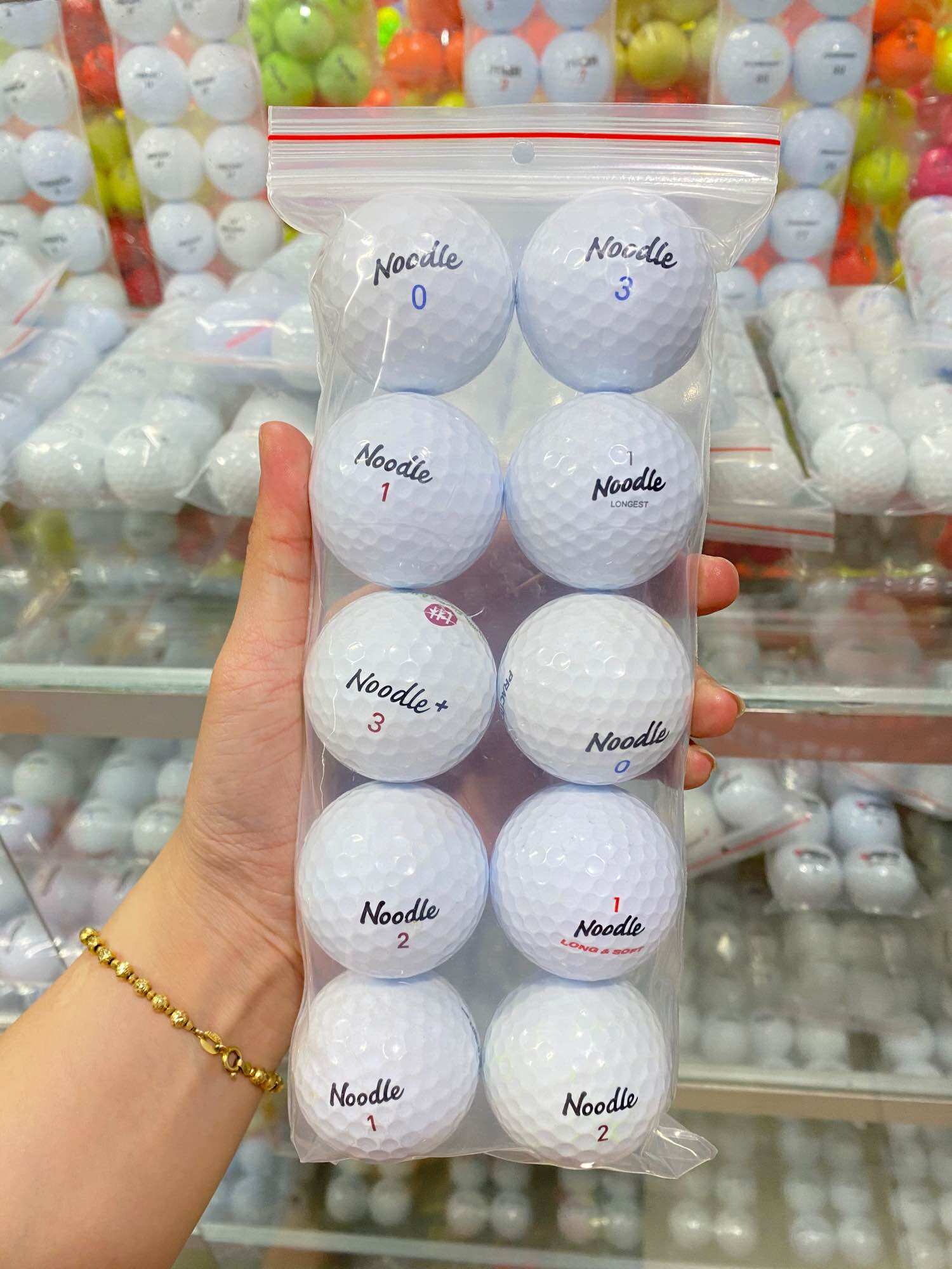 Bóng golf cũ các thương hiệu (10quả)