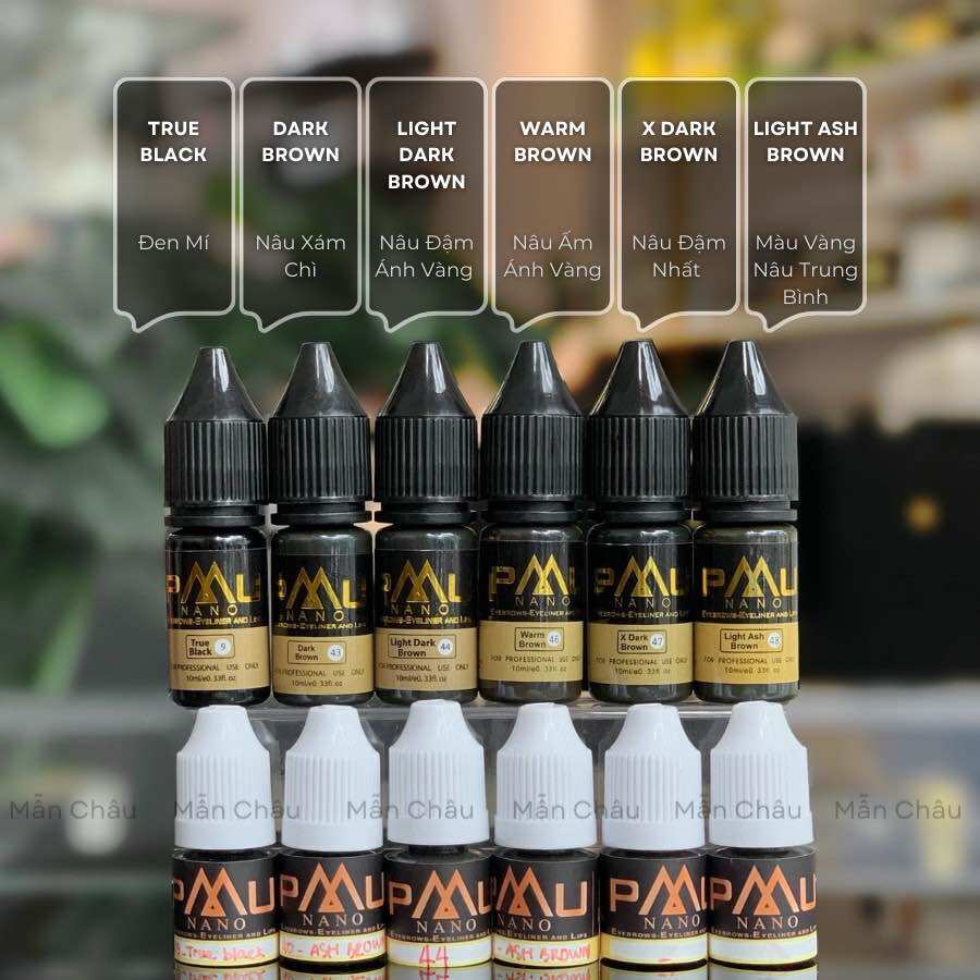 [MẪU MỚI] Mực Phun Xăm NANO PMU Phun Mày Môi Mí