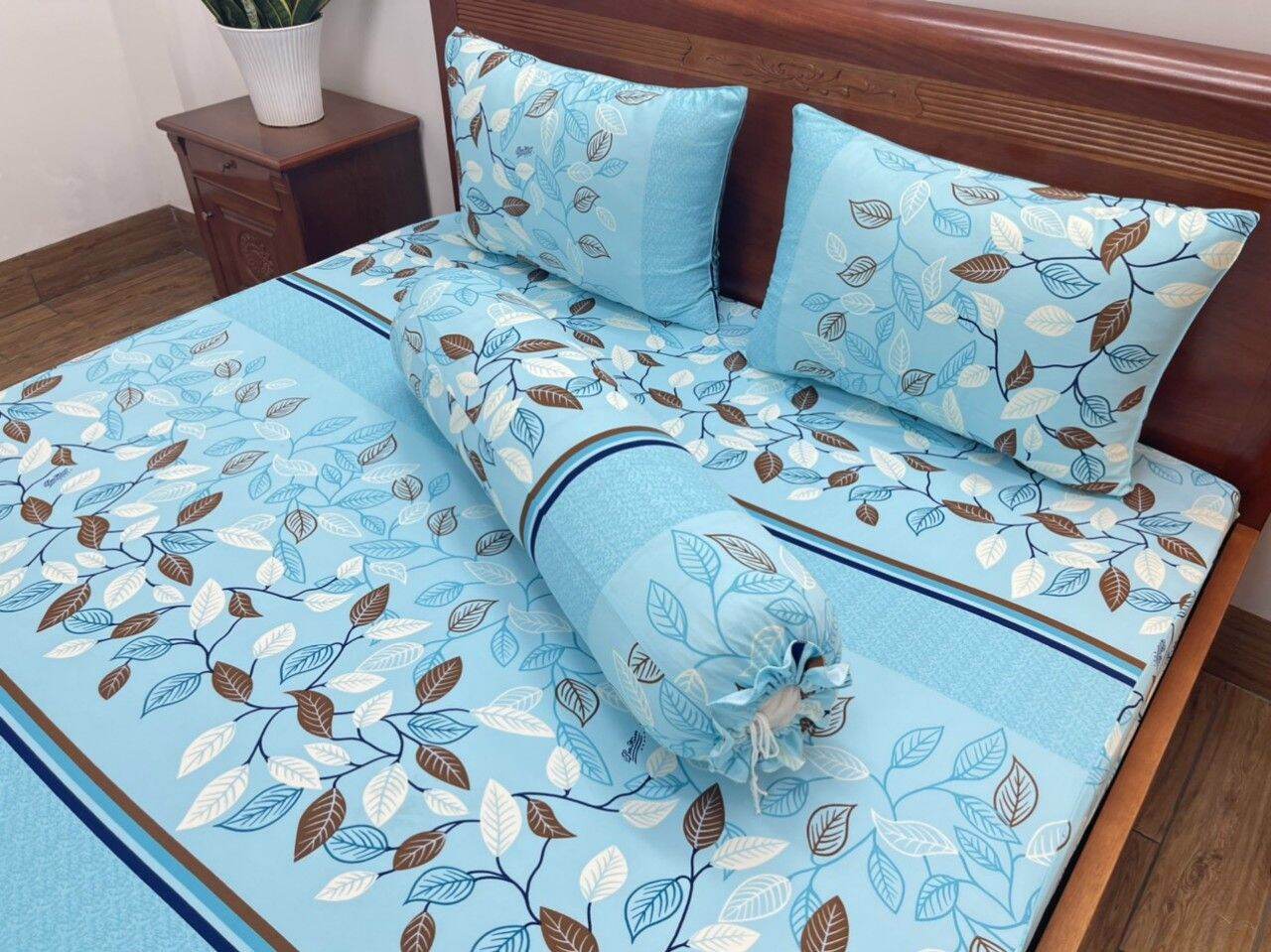 Bộ drap 4 món thun lạnh hàn quốc. nệm <15cm
