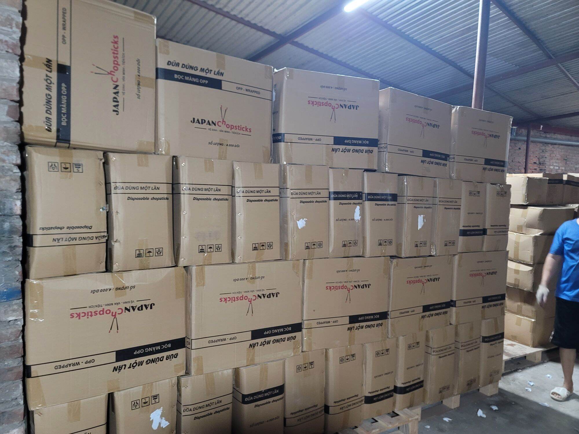 Đũa tre dùng một lần xuất Nhật ( 1 thùng 3.000 đôi )