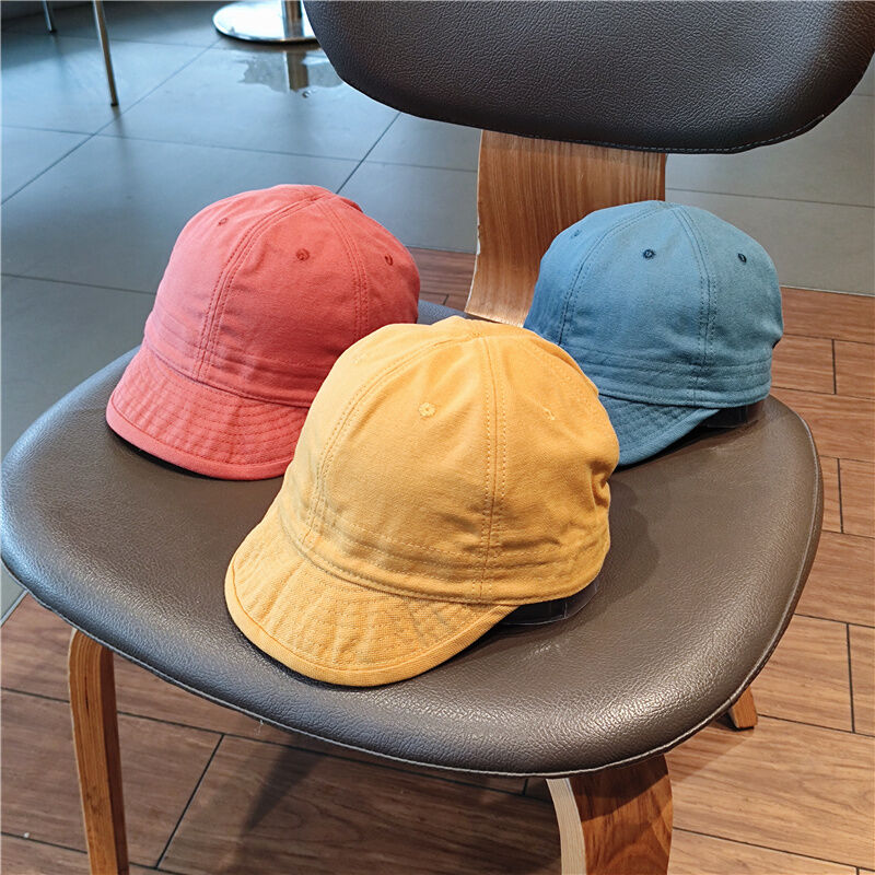 Mũ Đi Làm Đường Phố Kiểu Mỹ Mũ Bố Mũ Bóng Chày Đỉnh Mềm Vành Ngắn Mũ Lưỡi Trai Nam Nữ Thời Trang Cá Tính Kiểu Nhật Instagram
