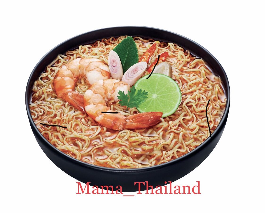 MÌ MAMA THÁI LAN TOMYUM 55G(THÙNG 30 GÓI)