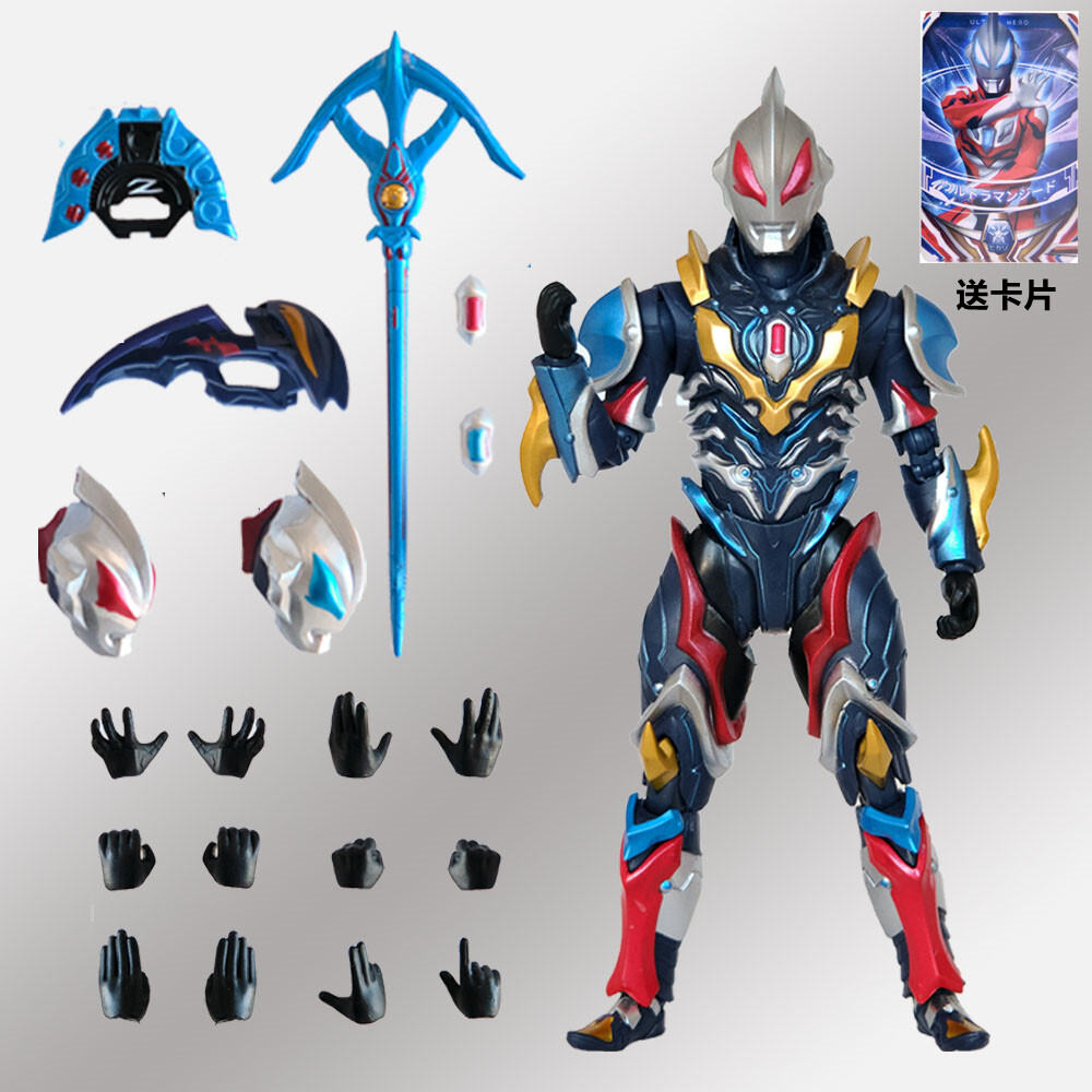 Đồ Chơi Ultraman Shf Geed Mô Hình Làm Thủ Công Tiga Lắp Ráp Zero Lấp Lánh Vàng Teliga Đen Tối Siêu Nhân