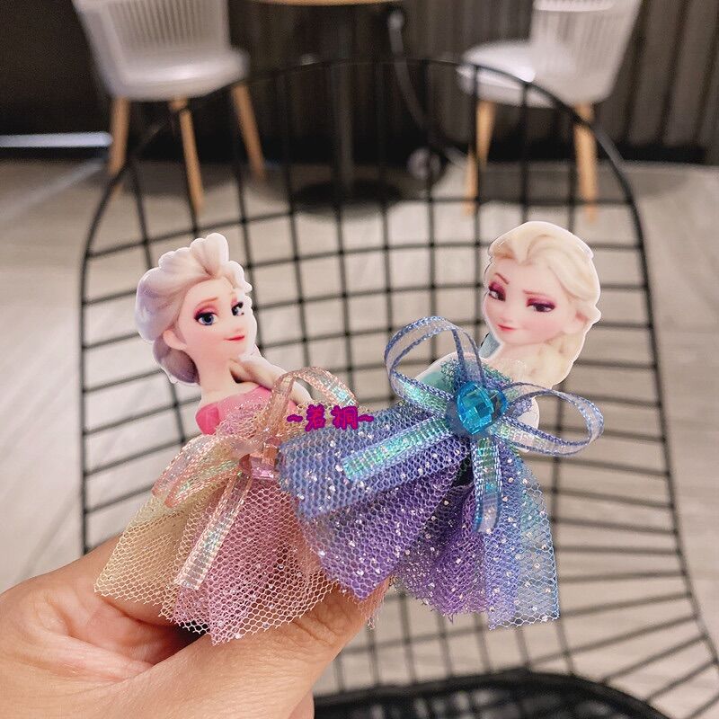 Kẹp tóc Elsa, Anna cho bé gái (màu ngẫu nhiên)