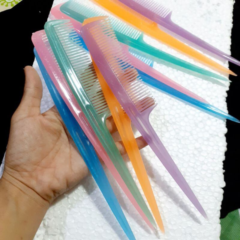 Combo 5 Cây lược nhọn chải tóc,rẻ ngôi đầu(màu ngẫu nhiên)