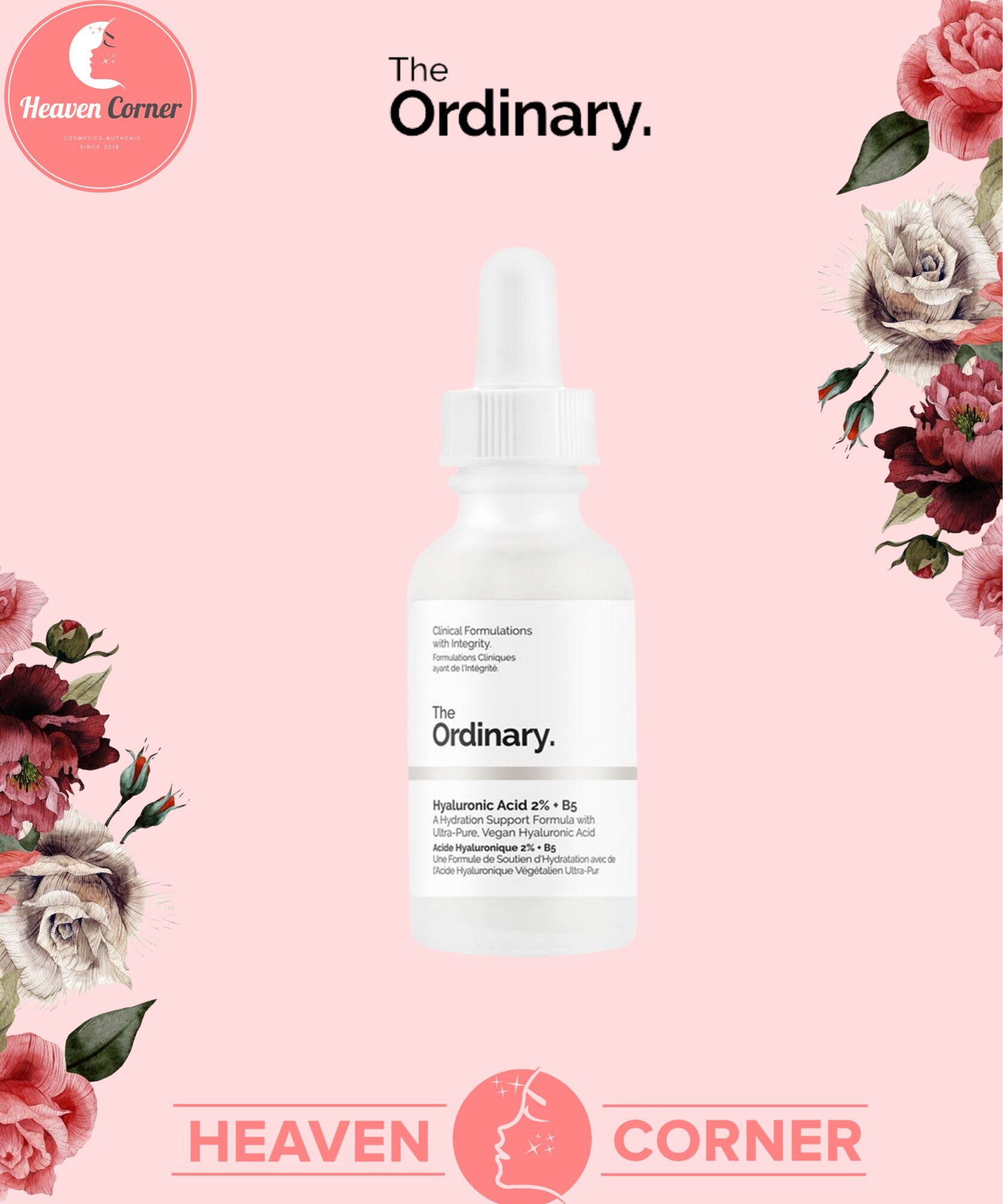 Serum dưỡng ẩm hyaluronic acid 2% + b5